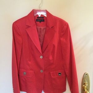 Red Orange Jones Blazer